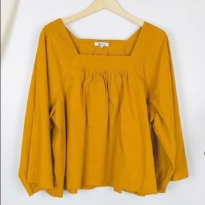 Mustard Peasant Top from Madewell